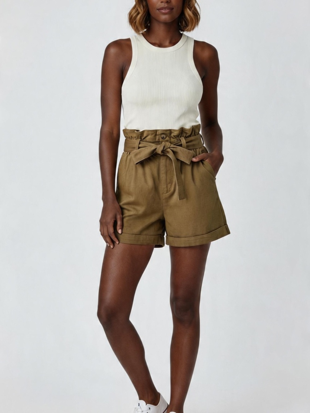 Grace & Mila Ernest paperbag waist shorts